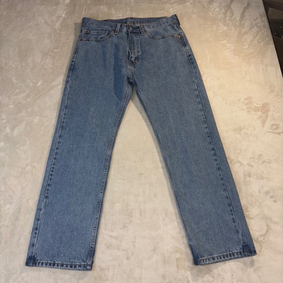 Levi's Other - Levis 505 Regular Fit Straight Leg Jeans Blue Denim 34x29 00505-4834
